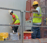 Worker with Float